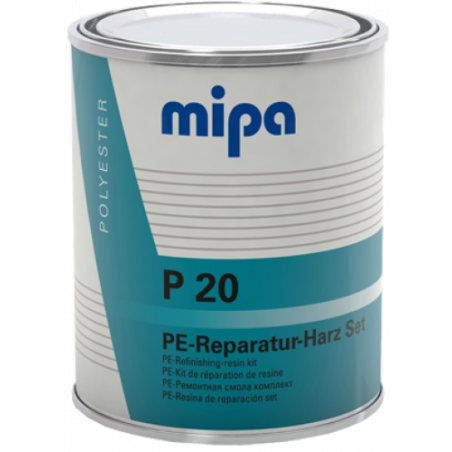 Résine polyester en kit PE-Reparaturharz P20 1KG