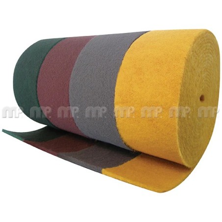 MP Rouleau abrasif nylon "Scotch Brite" ultra fin gris 10M x 100mm