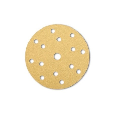 MP Disque Viva jaune 15T 150mm velcro P80 boite de 100