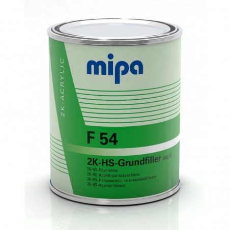 Apprêt acrylique garnissant blanc 2K-HS-Grundfiller F54 1L