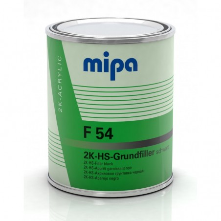 Apprêt acrylique garnissant noir 2K-HS-Grundfiller F54 1L
