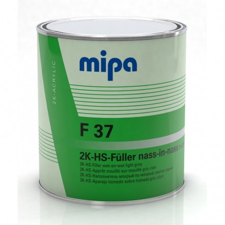 Apprêt mouillé auto-lissant poursuite gris clair 2K-HS-NiN-Füller F37 3L