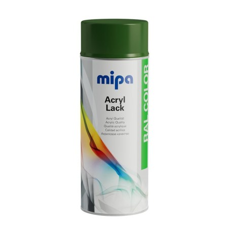 Aérosol peinture acrylique RAL 6002 vert feuillage Lack 400ml