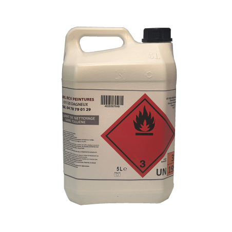 diluant nettoyant non cmr sans toluene 5l