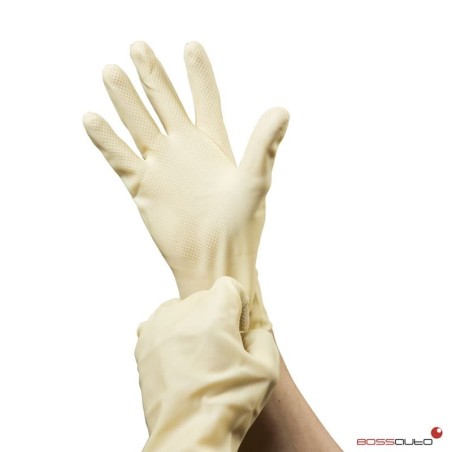 gants latex pour solvants t8,5 par 9