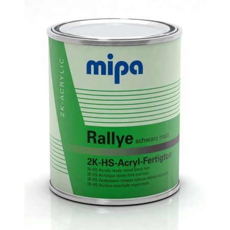 Peinture rallye noir mat système PUR-2K 3L