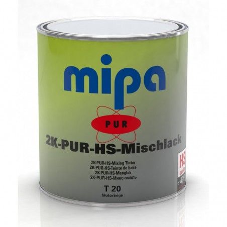 Peinture 2K PUR-HS T20 orange bleuté Gr3 3L