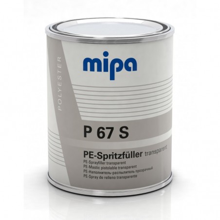 Mastic pistolable époxy PE-Spritzfüller transparent P67S 1KG