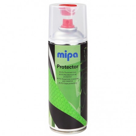 Aérosol 2K revêtement résistant structuré noir Protector 400ml