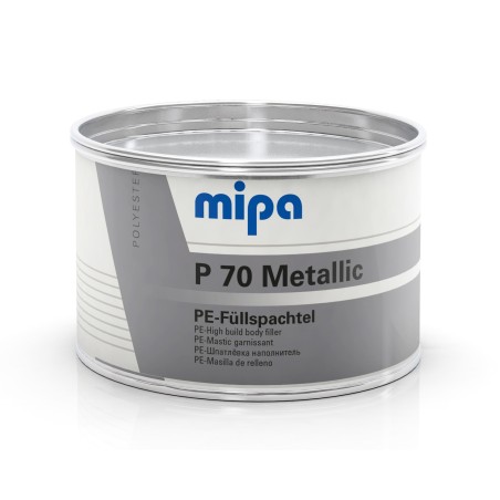 Mastic aluminium gris PE-Auto-Füllspachtel "Metallic" P70 1KG