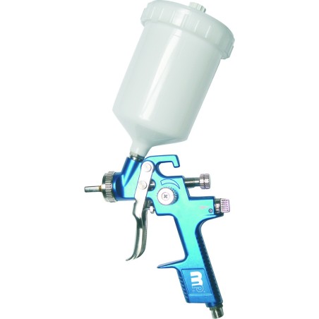 MP Profi-S Pistolet peinture HVLP godet 600ml apprêt mouillé buse 1,6
